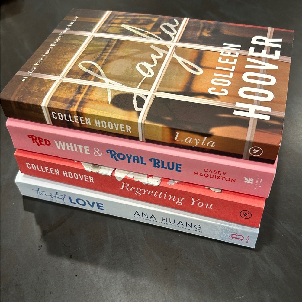 Romance Book Bundle Colleen Hoover Ana Huang Casey McQuiston 4 Paperback Novels